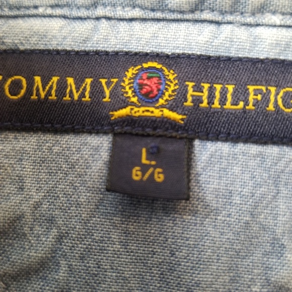 Tommy Hilfiger men's classic button down large - Picture 6 of 7
